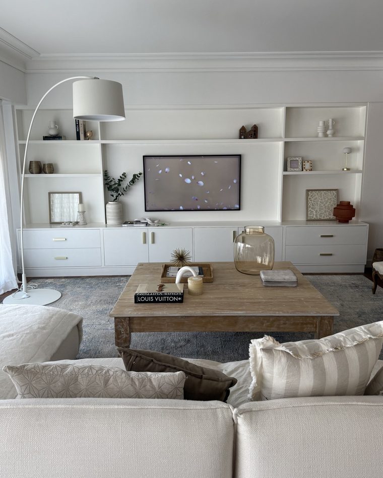 Proyecto Coliseo — mueble a medida en el living